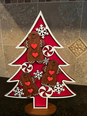 Gingerbread Man Christmas Tree