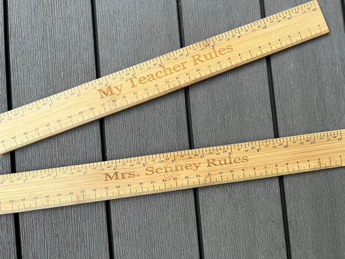 Laser Engraved Ruler