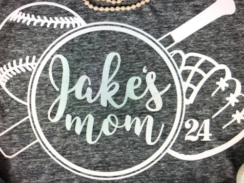 BaseBall Mom Shirt Personalized