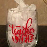 Teacher Life OMG/WTF Glass